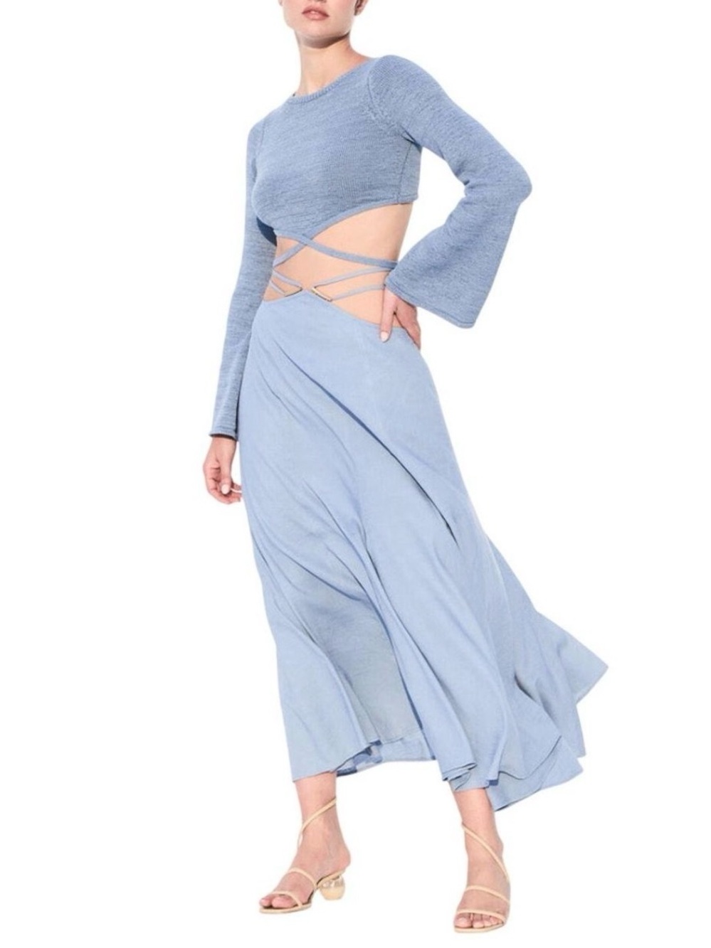 Cult Gaia Tessa maxi skirt
